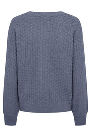 Jazz Cardigan 206456 | Vintage Indigo Melange | Cardigan fra Freequent