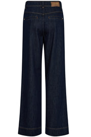 Soey Glam Jeans Long | Dark Blue | Jeans fra Mos Mosh