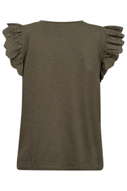 Azing Tee | Dusty Olive | T-shirt fra Freequent