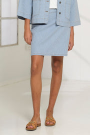 Magnolia Skirt 2749 | Light blue | Nederdel fra Prepair