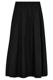 Cotton Crisp Midi Skirt 34151 | Black | Nederdel fra Co'couture