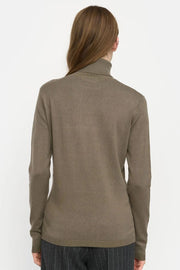 Marla Rollneck Knit | Morel Melange | Strik fra Soft Rebels