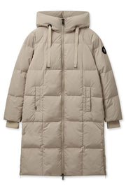 Nova Square Down Coat  | Feather Gray | Jakke fra Mos Mosh