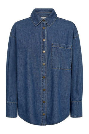 Lisea Shirt 206588 | Mittelblauer Denim | Shirt von Freequent