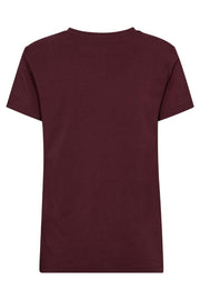 Signature New Tee 33200 | Winered | T-Shirt fra Co'couture