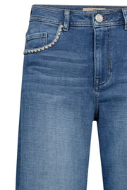 Dara Shane Jeans  Regular | Mid Blue | Jeans fra Mos Mosh