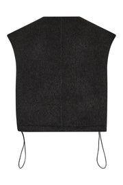 Elise Loisa Wool Vest | Phantom | Vest fra Mos Mosh
