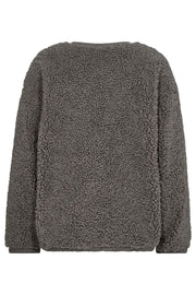 NewCC Timmy Teddy Jacket | Mid Grey | Jakke fra Co'Couture