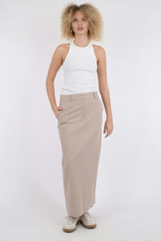 Kasha Tailored Skirt 159623 | Beige | Nederdel fra Neo Noir