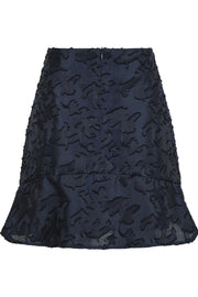 Loui Artwork Skirt | Navy | Nederdel fra Neo Noir