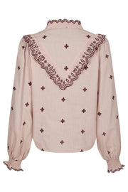 Degas Blouse | Dusty rose | Bluse fra Neo Noir