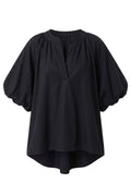 Penelope Puff Shirt | Black