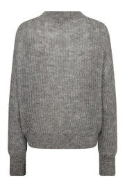 Sigva Mohair Knit | Grey Melange | Strik fra Mos Mosh