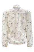 Flora Ls Blouse | Creme Bow | Bluse fra Liberté