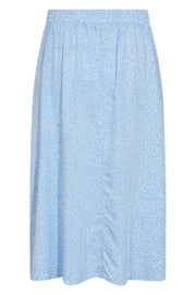 Adney Skirt | Vista Blue w. Brilliant White | Nederdel fra Freequent