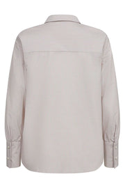 Lindin Blouse | Simply Taupe W. OffWhite | Bluse fra Freequent