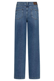 Colette Lyon Jeans  Long | Mid Blue | Jeans fra Mos Mosh