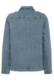 Anetta Denim Jacket   | Blue | Jakke fra Mos Mosh