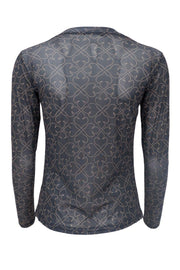 Annie Mesh Blouse | Black Deco | Bluse fra Black Colour