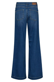 Dara Deluxe Jeans  34' | Mid Blue | Jeans fra Mos Mosh
