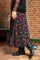 Annie Mesh Skirt | Red Flower | Nederdel fra Black Colour