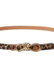 Sophy Bow Belt | Natural Leo | Bælte fra Black Colour