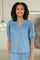 Lissa Blouse 2757 | Blue | Bluse fra Prepair