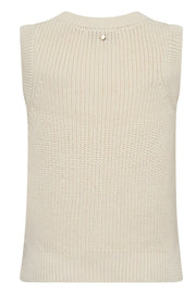 Kirby Knit Vest | Ecru | Strik fra Mos Mosh