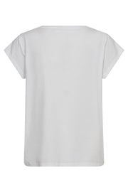 Dot Coco Tee 33127 | WhiteNavy | T-Shirt fra Co'couture