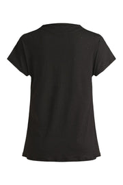 Alma Top | Black Black Simili | Top fra Liberté