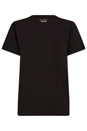 Dala V-SS Basic Tee   | Black | T-shirt fra Mos Mosh