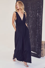 Sunrise Mazza Maxi Dress 96732 | Black | Kjole fra Co'couture