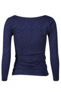 Alma Ls Turn Top | Marine Lala | Wendebluse von Liberté