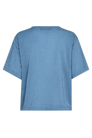 Kit Ss Tee | Quiet Harbor | T-shirt fra Mos Mosh