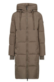 Nova Square Down Coat | Brindle | Jakke fra Mos Mosh