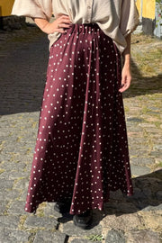 Valery Skirt | Plum | Nederdel fra Black Colour