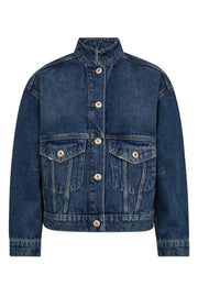 Mavi Denim Jacket | Blue | Jakke fra Mos Mosh