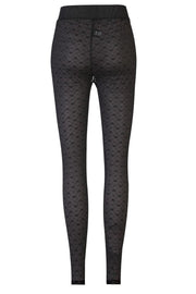 Isa Leggings | Black Small Big Hearts | Leggings fra Liberté