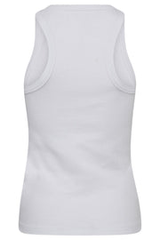 Sahara Embroidery Tank Top 33151 | White | T-Shirt fra Co'couture