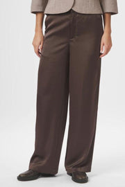 Emmett Heavy Sateen Pants | Dark Brown | Bukser fra Neo Noir