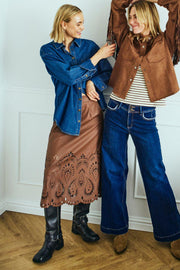 Henri Skirt 206374 | Mustang | Nederdel fra Freequent