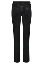 Carla Naomi Coated PantRegular | Black | Bukser fra Mos Mosh