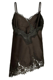 Viole Lace Top | Dark Brown | Bluse fra Neo Noir