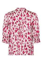 Diana Vibrant Blouse | Pink | Bluse fra Neo Noir