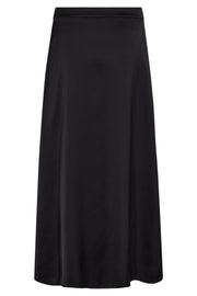 Adna Sateen Skirt 34164 | Black | Nederdel fra Co'couture