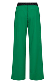 Amina Logo Pant 31143 | Green | Bukser fra Co'couture