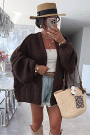 Ruffle Knit | Chocolate | Strik fra Avery