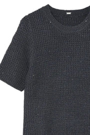 Shanne knit t-shirt 54405 | Midtnight | Strik fra Gustav