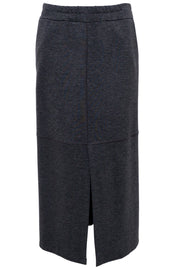 Jamie Slit Skirt 40547 | Dark Grey | Nederdel fra Black Colour