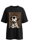 Nona Oversized Tee | Black